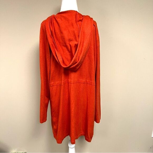 👠Cyrus bright orange duster with pockets and hood XL - Picture 5 of 7